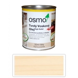 Osmo Color Osmo Tvrdý voskový olej Rapid 0.75l 3240 Biely transparentný