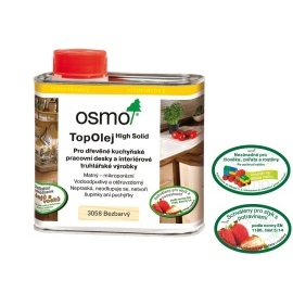 Osmo Color Osmo Top Olej na kuchynské pracovné dosky 0.5l 3028 Bezfarebný hodvábne matný