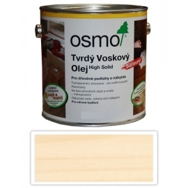 Osmo Color Osmo Tvrdý voskový olej farebný 2.5l 3040 Transparetný biely