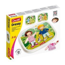 Quercetti Dressy Baby magnetic dress-up puzzle - magnetická skládačka