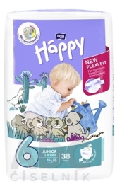 Bella Happy Junior Extra 6 38ks