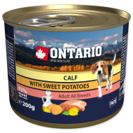 Ontario Calf Sweetpotato Dandelion and linseed oil 200g - cena, porovnanie