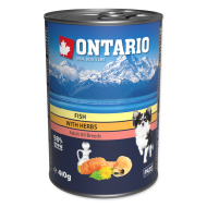 Ontario Mini multi fish and salmon oil 400g - cena, porovnanie