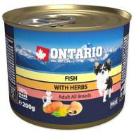 Ontario Mini multi fish and salmon oil 200g - cena, porovnanie