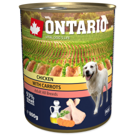 Ontario Chicken Carrots Salmon Oil 800g