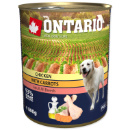 Ontario Chicken Carrots Salmon Oil 800g - cena, porovnanie