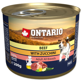 Ontario Mini Beef Zucchini Dandelion and linseed oil 200g