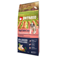 Ontario Puppy & Junior Large Chicken & Potatoes 12kg - cena, porovnanie