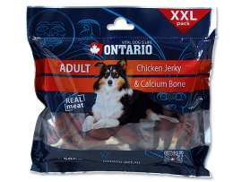 Ontario Snack Chicken Jerky + calcium 500g