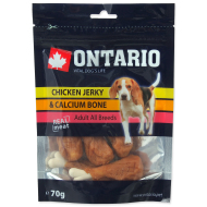 Ontario Snack Chicken Jerky + Calcium 70g - cena, porovnanie