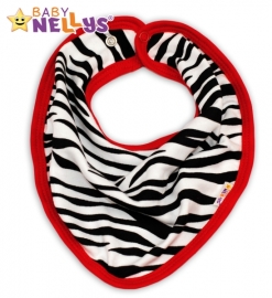 Baby Nellys Bavlnený šátok Zebra