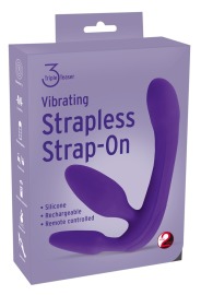 You2Toys Triple Teaser Vibrating Strapless Strap-On