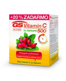Green-Swan GS Vitamín C 500 so šípkami 60tbl