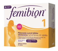 Merck Femibion 1 Plánovanie a prvé týždne tehotenstva 56tbl - cena, porovnanie
