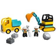Lego DUPLO Town 10931 Nákladiak a pásový bager - cena, porovnanie