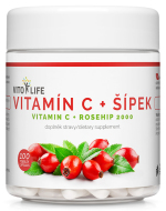 Vito Life Vitamín C + Šípek 100tbl - cena, porovnanie