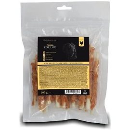 Fitmin FFL Dog treat chicken with rawhide stick 200g