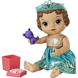 Hasbro Baby Alive Narodeninová tmavovlasá bábika