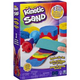 Spinmaster Kinetic Sand Dúhová hracia sada