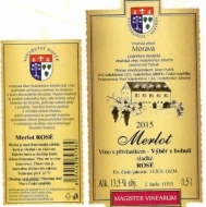 Vinařství Dufek Merlot rosé sladké Výber z bobulí 2015 0.5l - cena, porovnanie