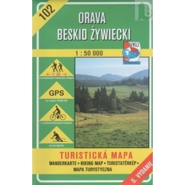 Orava - Beskid Zywiecki - turistická mapa č. 102