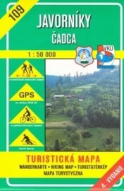 Javorníky - Čadca - turistická mapa č. 109