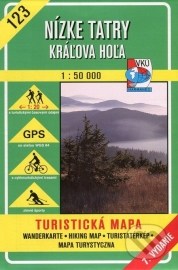 Nízke Tatry - Kráľova hoľa - turistická mapa č. 123