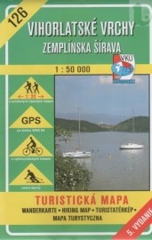 Vihorlatské vrchy - Zemplínska šírava - turistická mapa č. 126