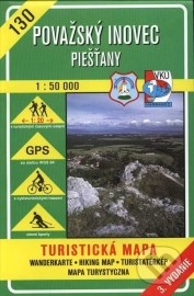 Považský Inovec - Piešťany - turistická mapa č. 130