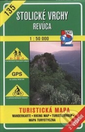 Stolické vrchy - Revúca - turistická mapa č. 135