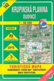 Krupinská planina - Dudince - turistická mapa č. 140
