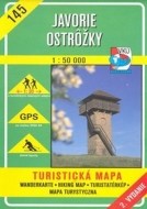 Javorie - Ostrôžky - turistická mapa č. 145 - cena, porovnanie