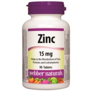 Webber Naturals Zinc 90tbl - cena, porovnanie