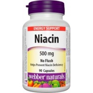 Webber Naturals Niacín 500mg 90tbl - cena, porovnanie