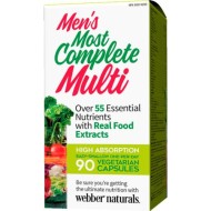 Webber Naturals Najkompletnejší multivitamín pre mužov 90tbl - cena, porovnanie