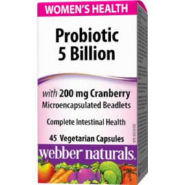 Webber Naturals Probiotika s brusinkami 45tbl