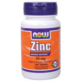 Now Foods Zinok 50mg 100tbl