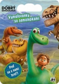 Vymaľovanky so samolepkami - Dobrý Dinosaurus