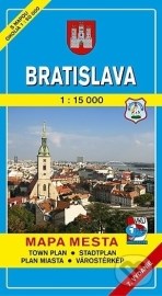 Bratislava 1:15 000 (mäkká obálka)