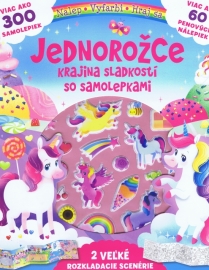 Jednorožce - krajina sladkostí so samolepkami