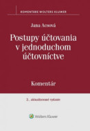 Postupy účtovania v jednoduchom účtovníctve - Komentár - cena, porovnanie