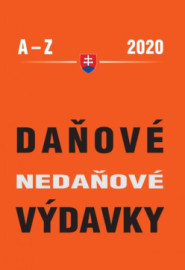 Daňové a nedaňové výdavky 2020