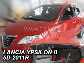 Heko Deflektory na Lancia Ypsilon II, 5-dverová (+zadné), r.v.: 2011 -