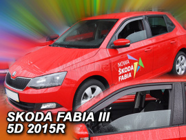 Heko Deflektory na Škoda Fabia III hatchback/combi, 5-dverová, r.v.: 2014 -