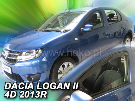 Heko Deflektory na Dacia Logan II, 4-dverová, r.v.: 2013 -