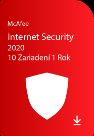 McAfee Internet Security 10 PC 1 rok