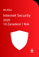 McAfee Internet Security 10 PC 1 rok - cena, porovnanie