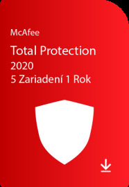 McAfee Total Protection 5 PC 1 rok