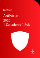 McAfee Antivirus 1 PC 1 rok - cena, porovnanie