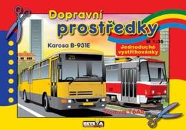 Dopravní prostředky - vystřihovánky